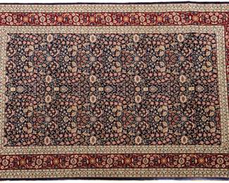 Lot 145 Persian Isfahan Handwoven Wool Rug, Ca. 1980, W 6' L 9'