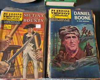 Vintage comic books.