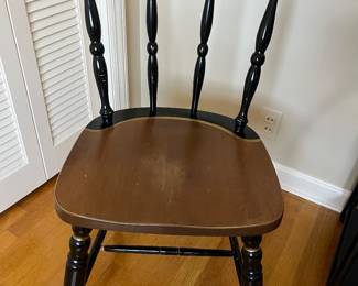 Vintage Hitchcock-style chair.