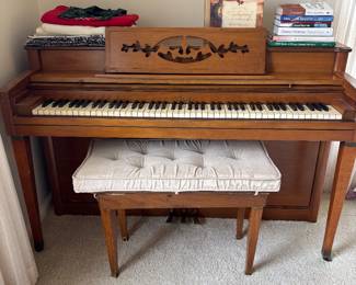 Wurlitzer upright piano.