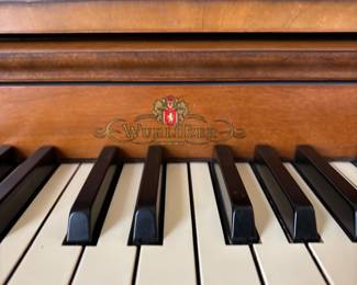 Vintage copper and brass coal scuttle with Delft blue and white porcelain handles.