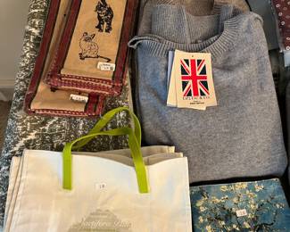 Women’s clothing, much new with tags, by Celtic & Co., Skims, Lands’ End, and others.