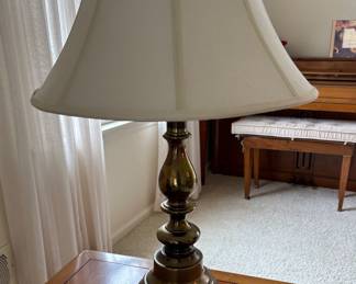 Vintage brass table lamp.