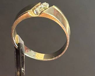 f 14K Gold Mens Ring