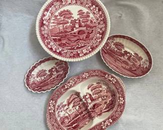 z Copeland Spodes Tower England 4Piece Ceramic Serving Set