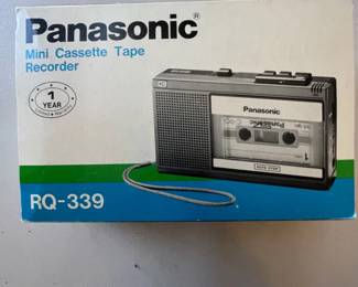 e Panasonic RQ339 Mini Cassette Tape Recorder