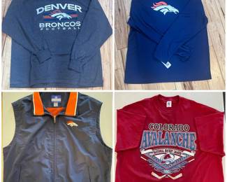 c Broncos and Avalanch Apparel