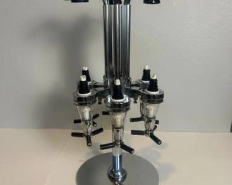 c VIntage Bottle Carousel Dispenser