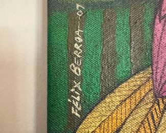 Art: Felix Berroa, 26” x 22”, Original Painting