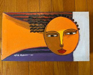 Art: Felix Berroa Original Painting, 12” x 7”