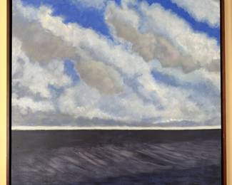 Art: Joel Gilmore Landscape Triptych, 38” x 38” Each