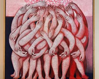 Art: Felix Berroa Original Painting, 42” x 42”