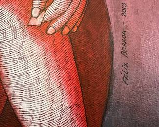 Art: Felix Berroa Original Painting, 42” x 42”