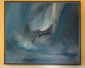 Large Abstract Painting, 62” x 52”