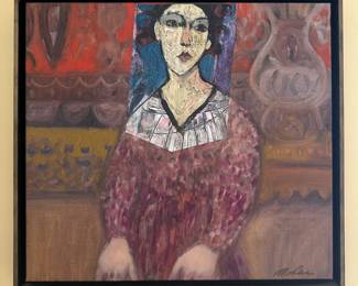 Art: James McRae Original Painting, 19” x 17”