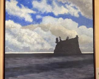 Art: Joel Gilmore Landscape Triptych, 38” x 38” Each