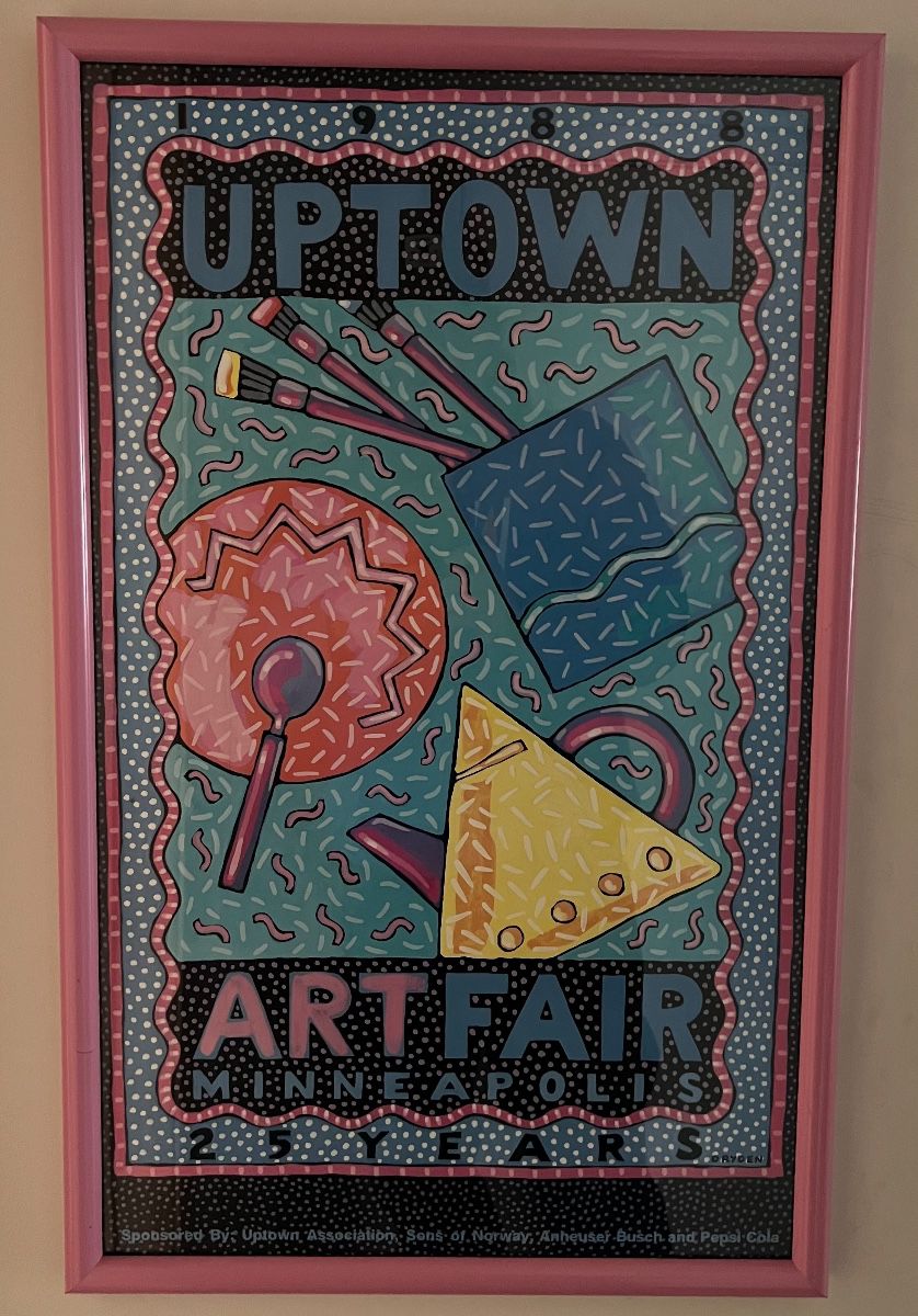 1985 Uptown Art Fair Poster