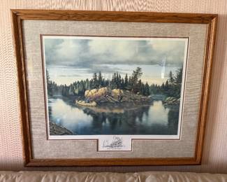 Great lodge look framed print