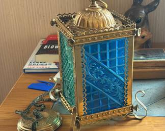 Antique Spanish Revival Hanging Lamp