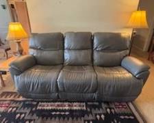 Leather Electric Recliner Sofa