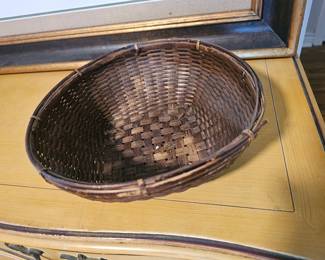 Asian woven basket