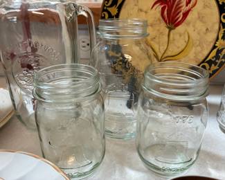 Vintage Bicentennial Liberty Bell Mason Jars