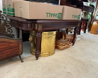 Coffee table- there are also end tables and a foyer table in this style