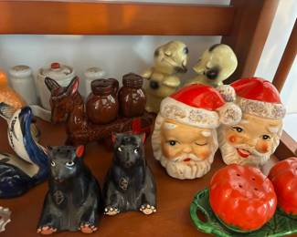 Variety of Vintage Novelty Salt & Pepper Shakers