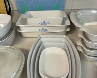 Vintage Blue Cornflower Corningware