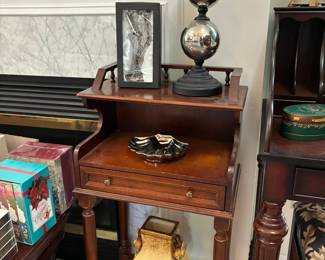 Vintage telephone table