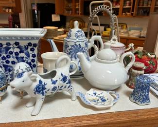 Lovely selection of blue and white