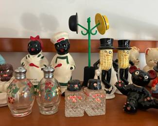 Variety of Vintage Novelty Salt & Pepper Shakers