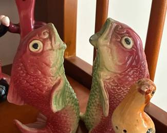 Variety of Vintage Novelty Salt & Pepper Shakers