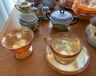 Vintage Japanese lusterware