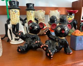 Variety of Vintage Novelty Salt & Pepper Shakers