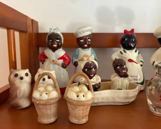 Variety of Vintage Novelty Salt & Pepper Shakers
