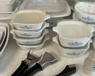 Vintage Blue Cornflower Corningware