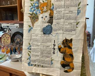 Vintage cloth calendars