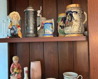 Steins and teacups