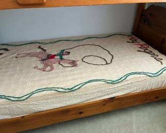 Vintage chenille Roy Rogers bedspreads (there are two)