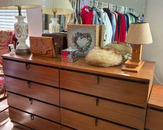 MCM Johnson Carper Dresser with Mirror