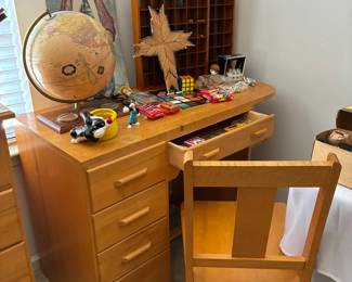 Small desk with chair