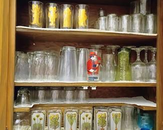 Vintage kitchen and barware