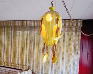 How about this pottery swag lamp?!?