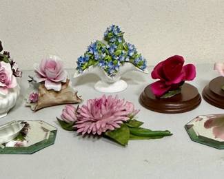 Vntg China & Porcelain Flowers
