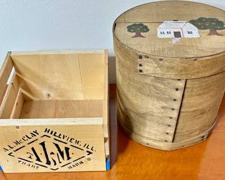 Prim-style Round Box, crate