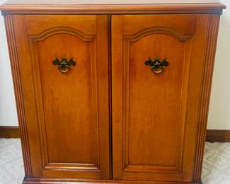Vntg Solid Wood Cabinet
