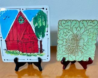 Liston & Frankoma Ceramic Trivets