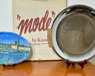 Vntg Kromex Bengt Elde Trays