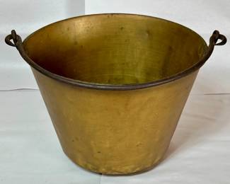 Antique Brass Hayden-style Bucket